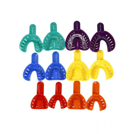 Teeth Moulding Dental Impression Trays - Set of 12 Uppers and Lowers